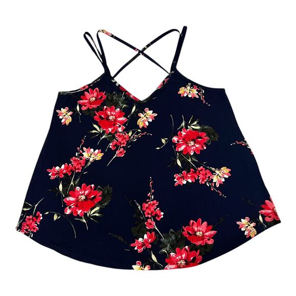 Papermoon SMALL Basima Back Detail Knit Top - Stitch Fix Cross Back Strappy Tank - Picture 9 of 10